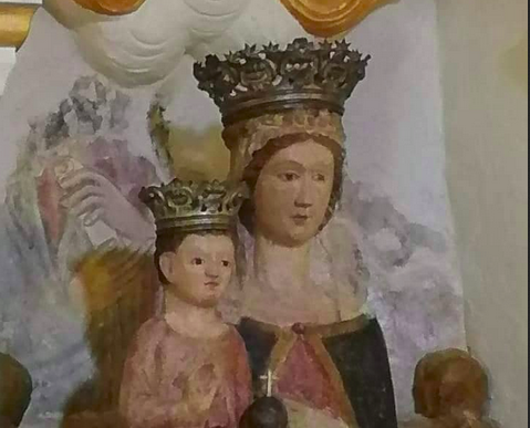 Madonna del Principio - Mandia (Ascea, Sa), la statua della Vergine